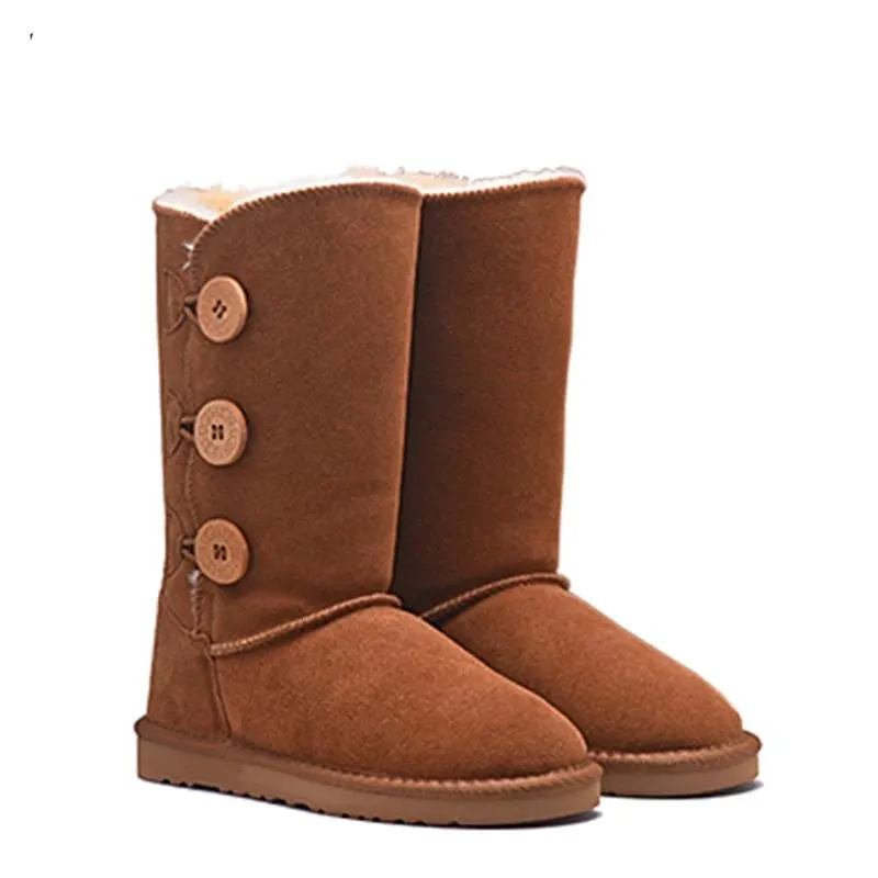 2019 New Arrival Boots Women snow shoes Winter Boots Women's Classic Leather Tall Snow Boot