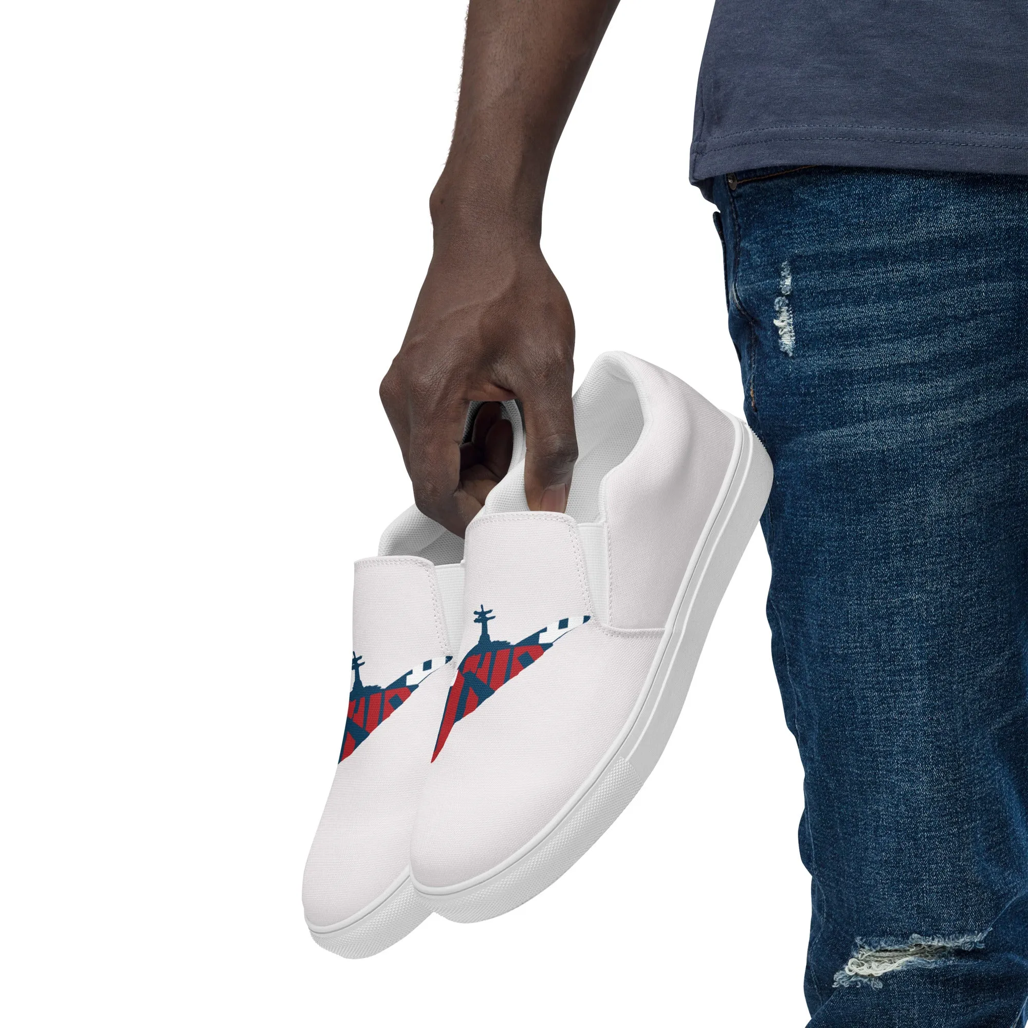 BE PROUD Men’s Slip-On Canvas Shoes