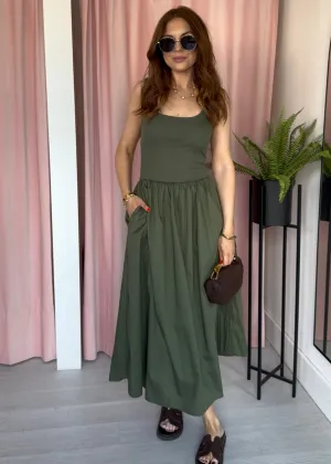 Leni Dress - Khaki