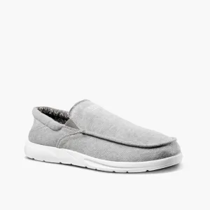 Reef Men's Cushion Coast Boat Shoes- Grey/ White