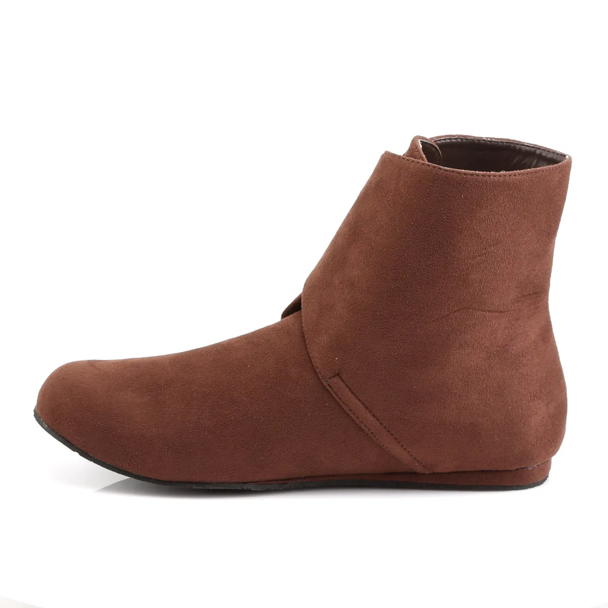 RENAISSANCE-50 Fancy Dress Costume Funtasma Men's Shoes Brown Microfiber