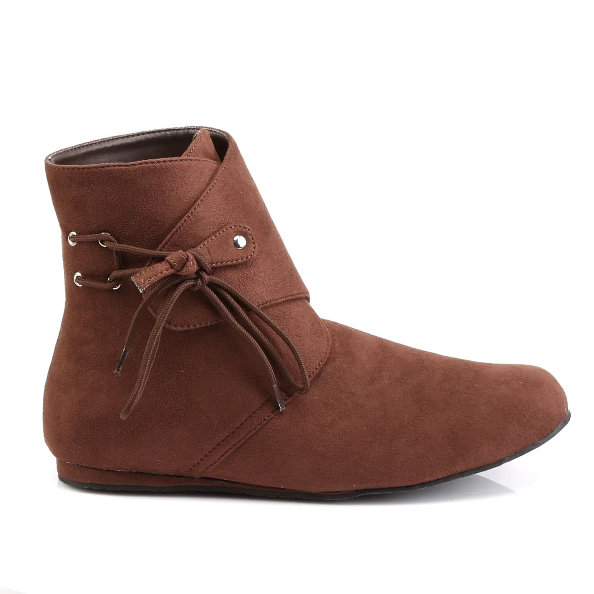 RENAISSANCE-50 Fancy Dress Costume Funtasma Men's Shoes Brown Microfiber