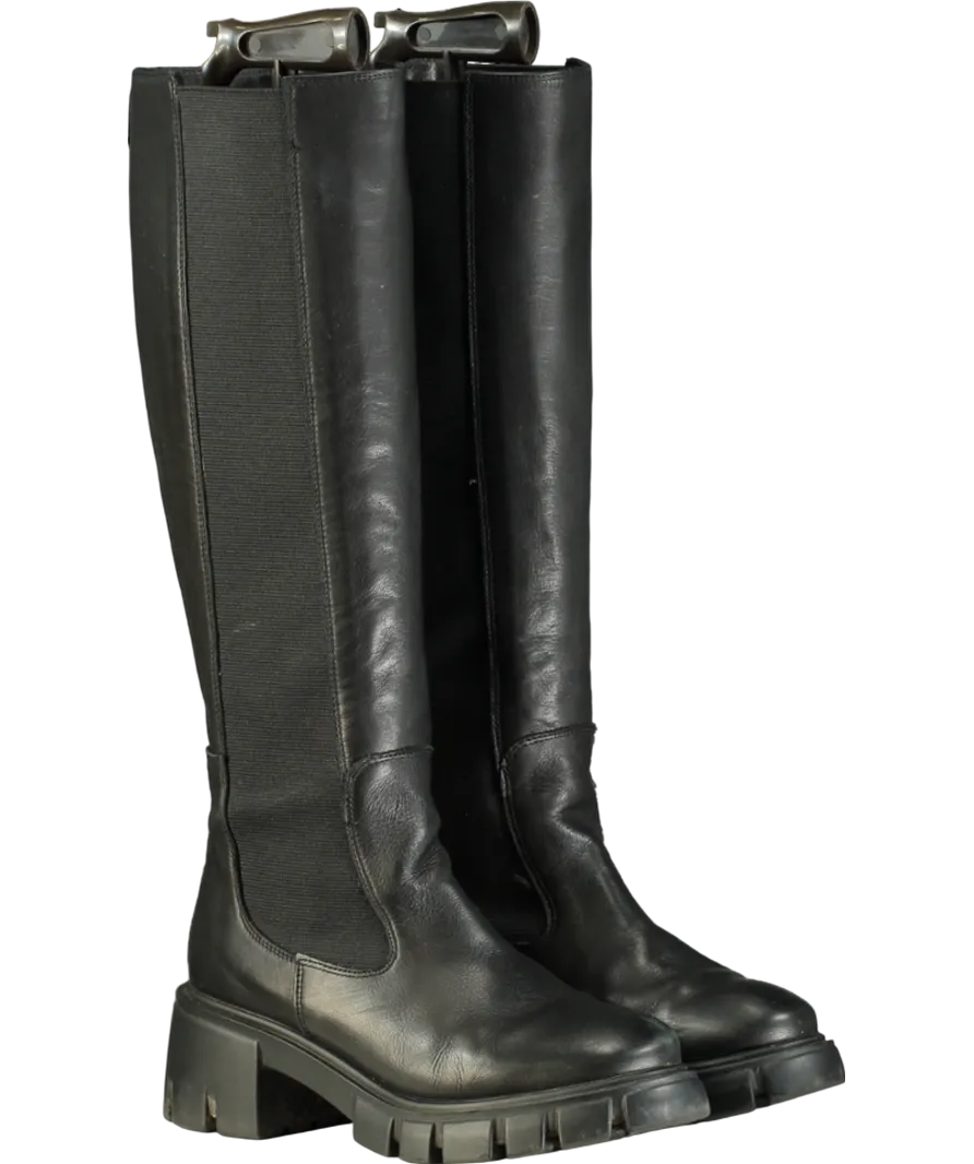 Russell & Bromley Black City Hi Round Toe Chelsea Boots UK 5 EU 38 👠