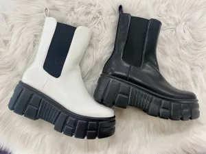 Women's Platform Chelsea Boots